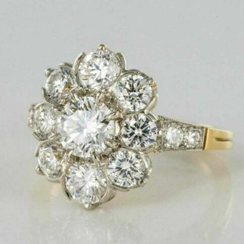 14k yellow gold - over, 2ct