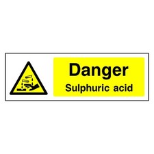 Danger Sulphuric Acid Sign or Sticker | CHEM0009