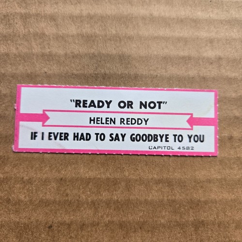 Helen reddy ready - ready, or
