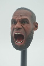 1/6 Bearded Black Man Shouting