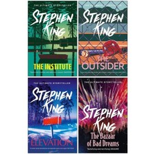Stephen King Collection 4 Books Set The Outsider,Elevation,The Bazaar,Institute
