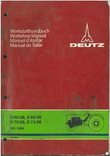 DEUTZ TRACTOR D6006 D6806