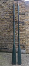VINTAGE  WOODEN BOAT  OARS -