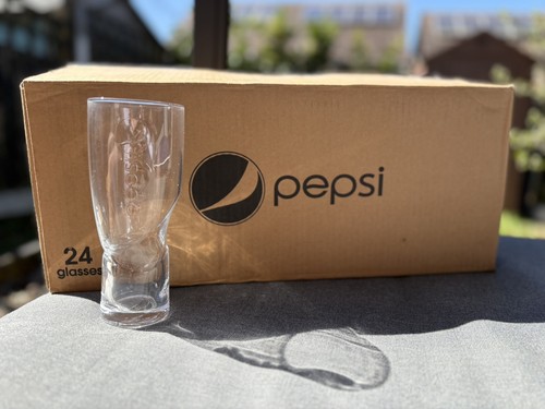 Pepsi max glass 16oz - x,