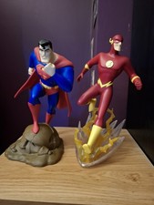 Superman And The Flash Statues, Gallery Diorama, Diamond Select, DC comics 
