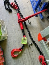 Ratchet Load Binder Set - With 1.2 Meters of 8mm Lashing Chain