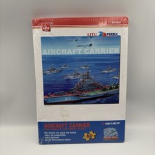 Litu 3D Puzzle, Aircraft Carrier Ship Model No Glue Easy to Assemble Educational