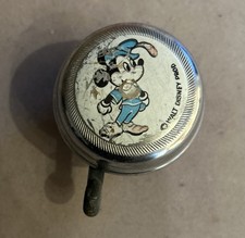 Vintage Walt Disney Prod Mickey Mouse Robin Hood Bike Bicycle Bell Used