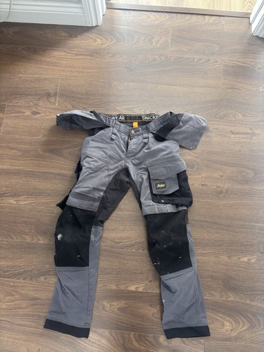 Snickers slim grey trousers - snickers,