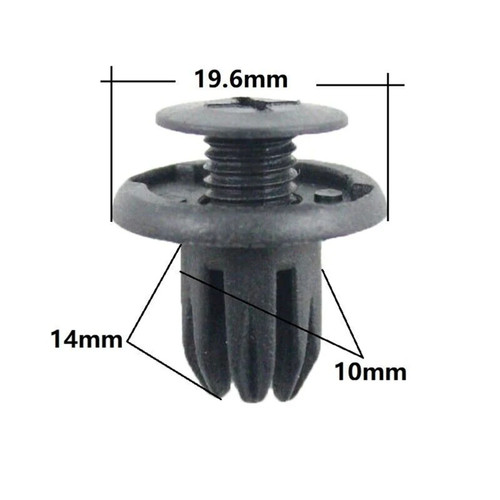 Plastic rivets 10mm - rivets,