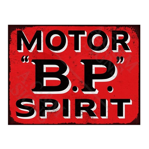 Metal tin sign - tin, plaque