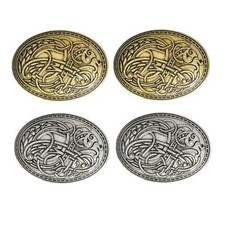 4Sets Retro Viking Brooch