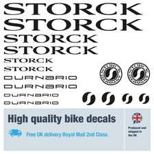Storck bike decals labels with free bike protection (31 pack) - 20+ colours