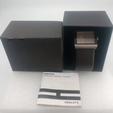 Henleys Wristwatch Mens Black