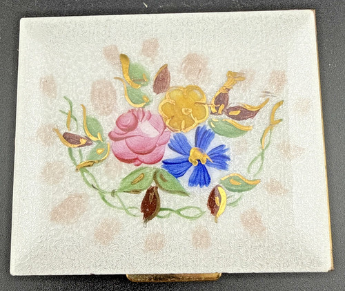 Vintage hand painted enamel - vintage,