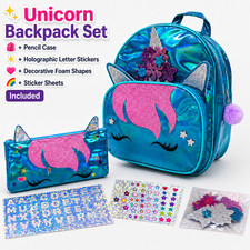 Girls Unicorn Backpack Pink
