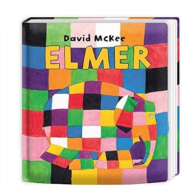 Elmer board book mckee - elmer:,