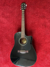 Fender CD60 CE Electro Semi Acoustic Guitar Black