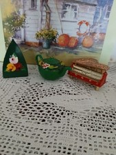 Three Miniature  Canalware