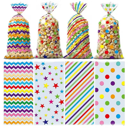 Party cellophane candy bags - party,