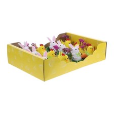  12 Pcs Mini Bunny Figures