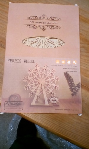 Ferris wheel wooden puzzle - ferris,