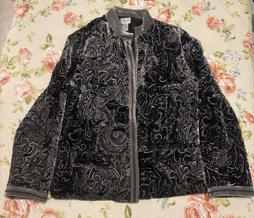 Chicos rayon silk velvet - chicos,