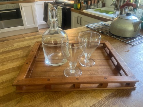 Danish teak tray from dansk - danish,