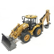 Huina Metal Front & Rear Loader 1:50 Alloy Engineering Construction Vehicle 1704