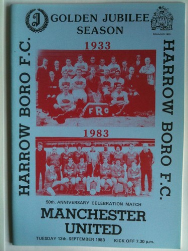 Mint 1983 harrow boro - 1983/84,