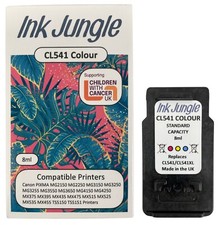 Ink Jungle CL541 Colour 8ml Ink Cartridge For Canon PIXMA MG3550 Printer