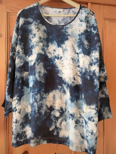 Sahara blue tie dye - sahara, effect