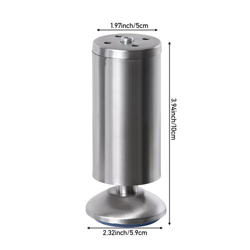 Metal chrome legs furniture - 4x,