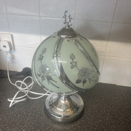 Silver effect vintage lamp - effect,