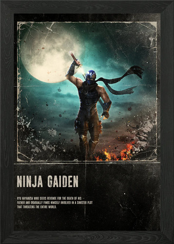 Ninja gaiden poster - ninja,