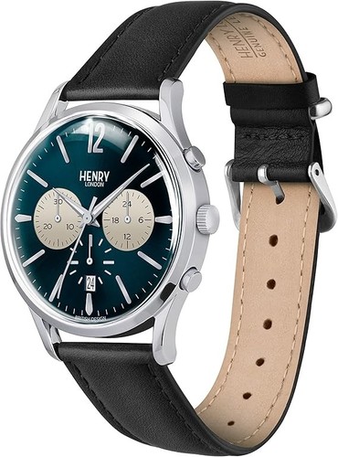 Mens leather henry london - london, blue