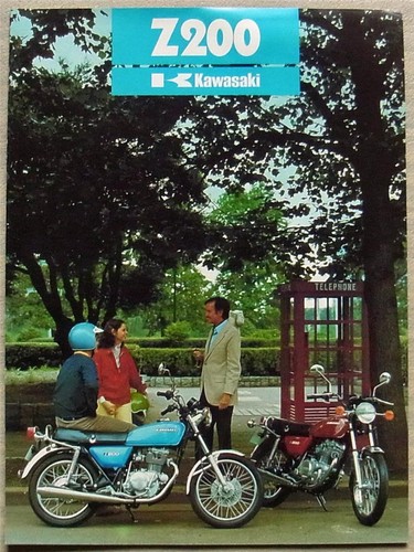 Kawasaki z200 motorcycle - kawasaki,