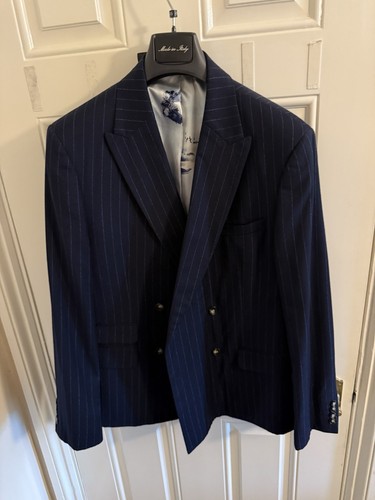 Moss bros double breasted navy - double,