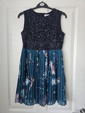 Age 12 Navy Sequin Top And
