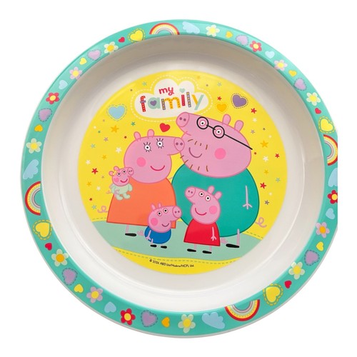 Peppa pig plate new - plate, plastic
