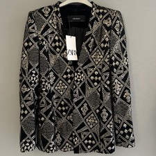 Zara Black Velvet And Gold