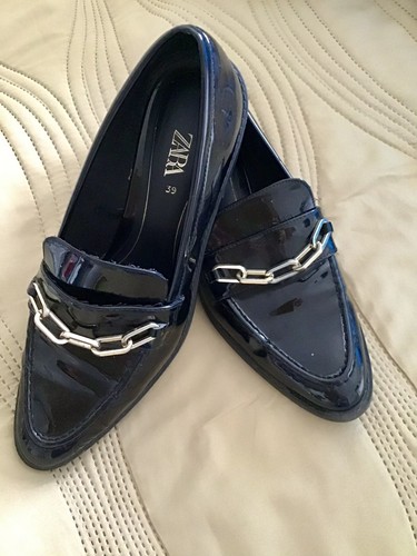 Zara flat loafers - with, metal