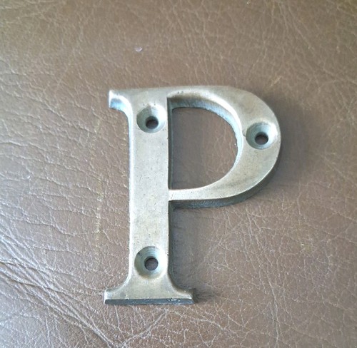 Vintage brass letter house - vintage,