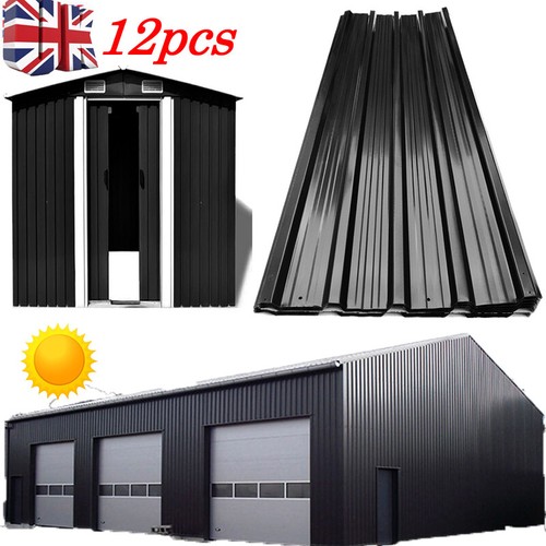 12x black metal roof - metal,