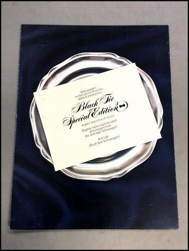 1982 volkswagen black tie - 1982,