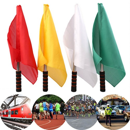 Soccer referee flags - , football