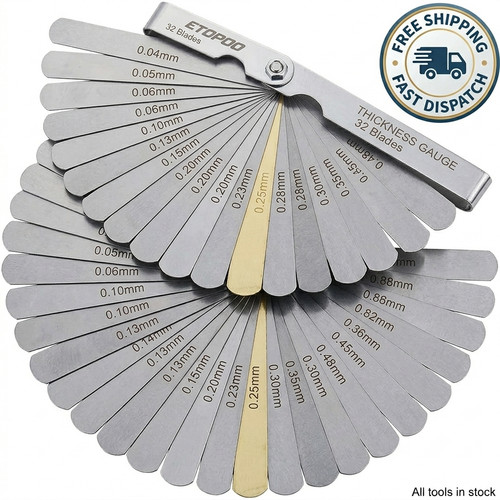 Blades feeler gauge metric - feeler,