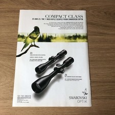 GUNS71 MAGAZINE ADVERT 12X9 SWAROVSKI OPTIK: Z5 & Z3 RIFLE SCOPES