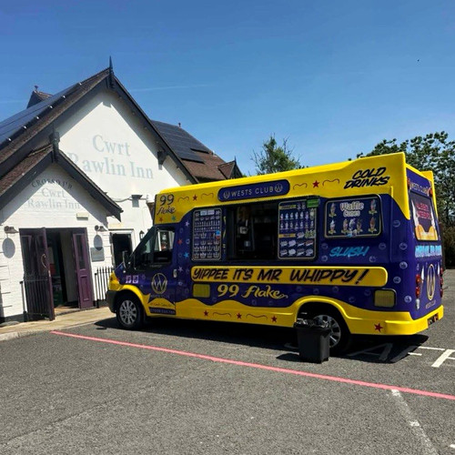 Ford ice cream concession van - ice,