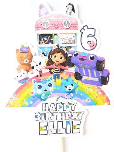 Gabby dollhouse cake topper - gabby's,
